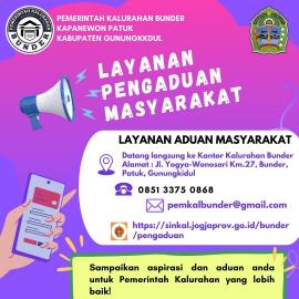 KONTAK ADUAN MASYARAKAT